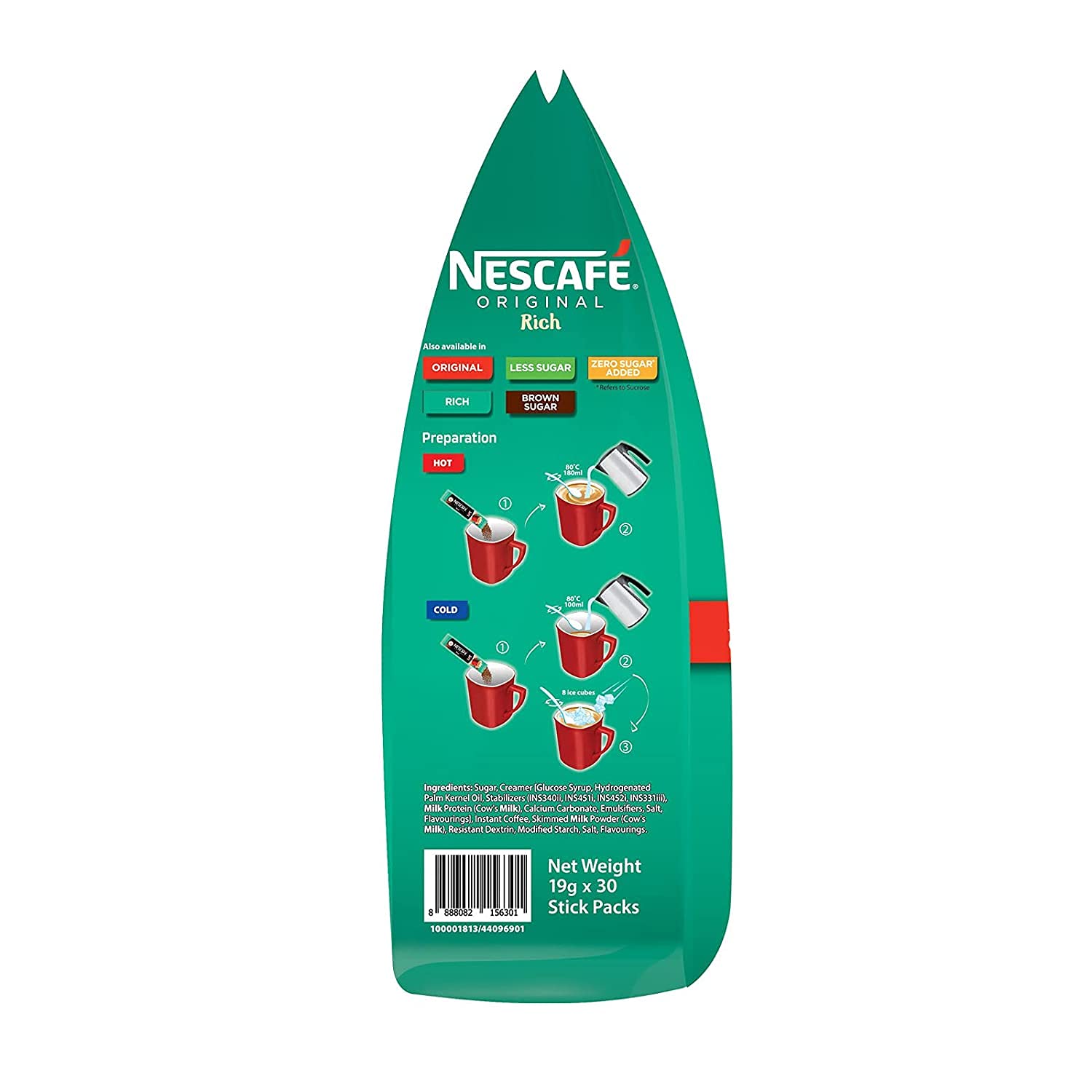 Nescafe 3 in 1 Rich Coffee, 25 Sachets Bag, 2 X 475 G, Ground – view 4