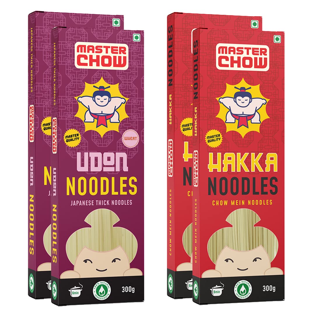 MasterChow Chinese Hakka and Udon noodle combo packs