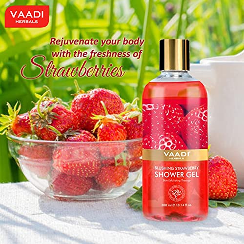 Vaadi Herbals Blushing Strawberry Shower Gel, 300g (Pack of 2) – view 3