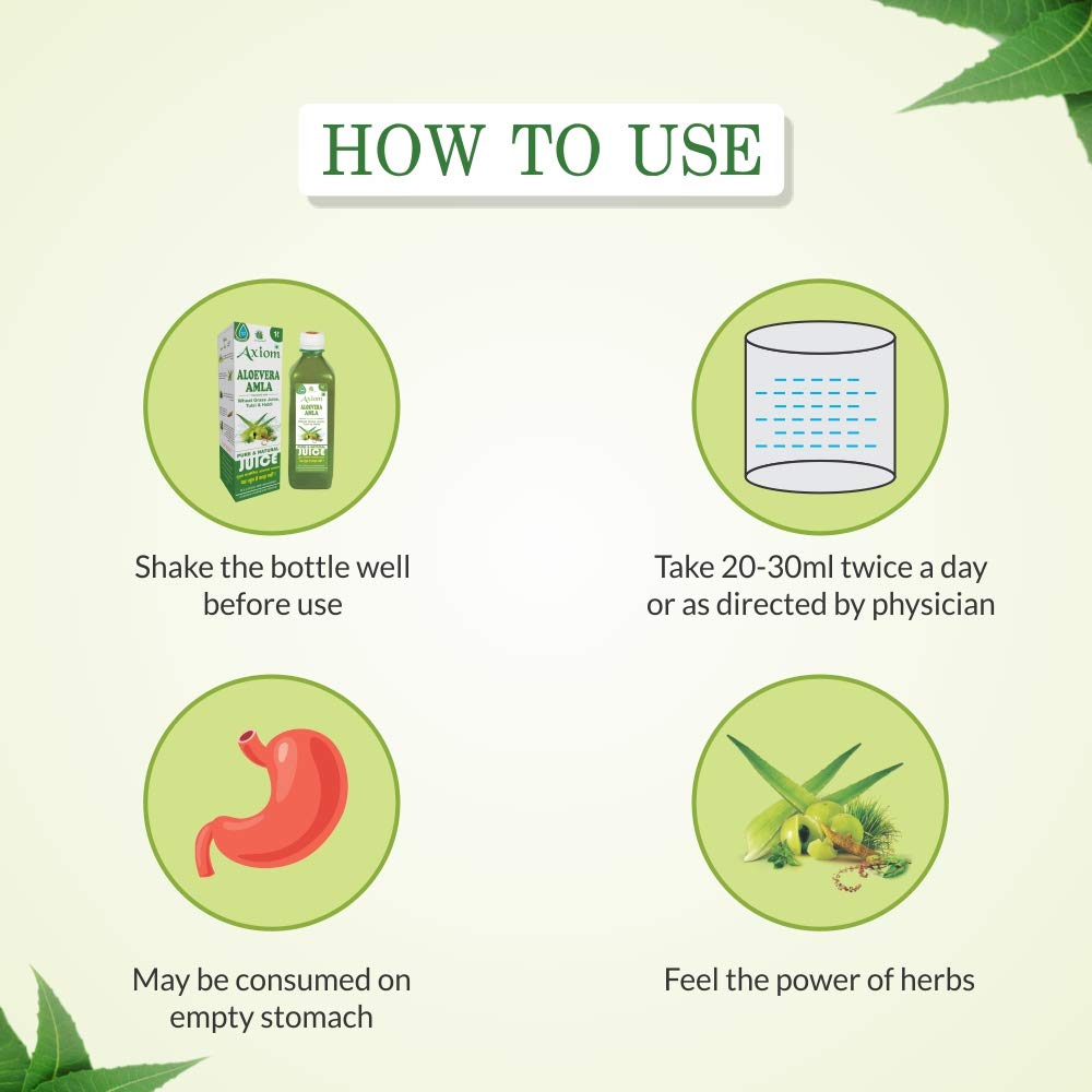 Jeevanras Aloevera & Amla Herbal Juice 1000 Ml – view 6