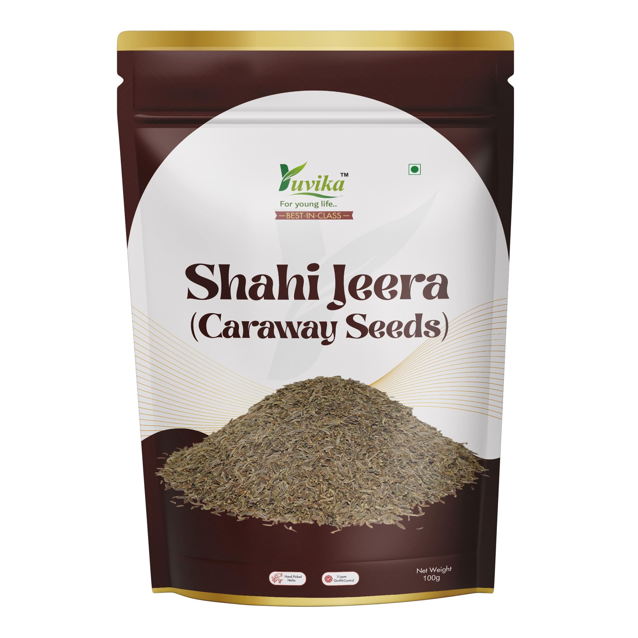 Yuvika black cumin shahi jeera seeds pack 100 g
