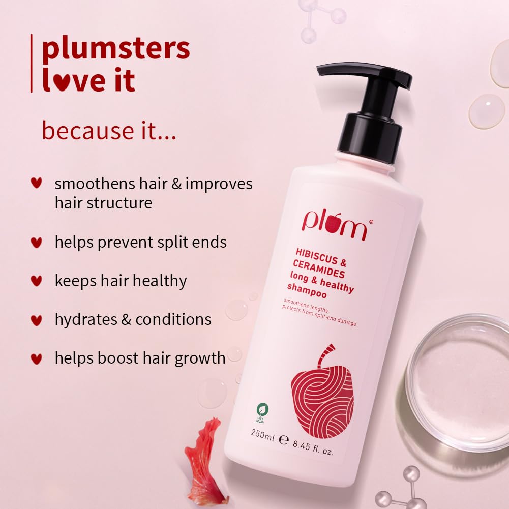 Plum Hibiscus & Ceramides Long & Healthy Shampoo – view 3