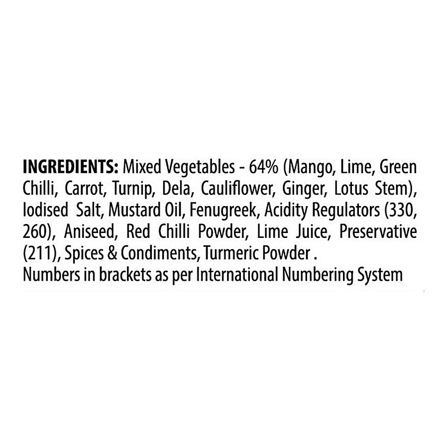 Tops Gold - Mixed Pickle, Traditional Flavour, Intense Taste 900 g – view 4