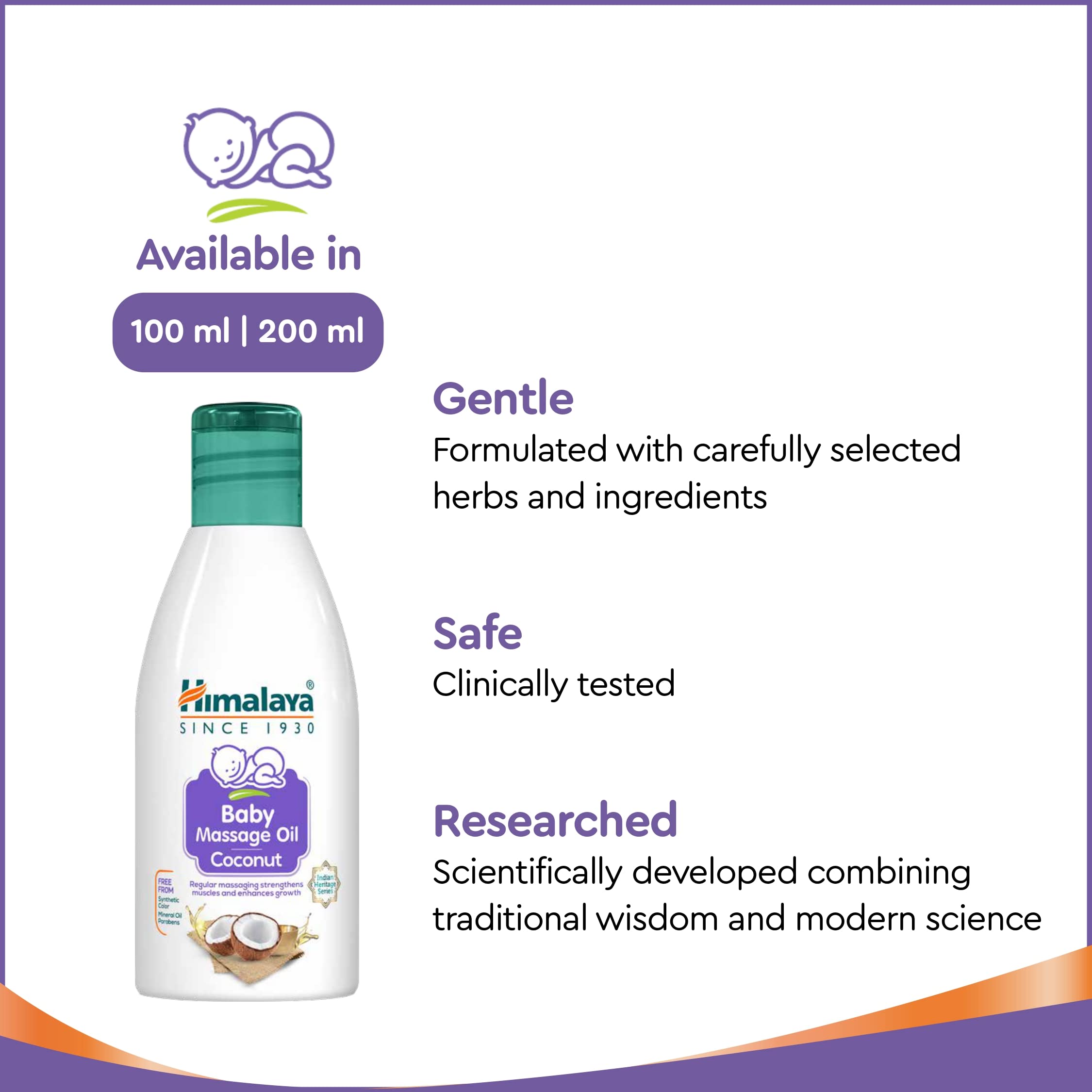 Himalaya Baby Massage Oil (Coconut) 100 ml – view 7