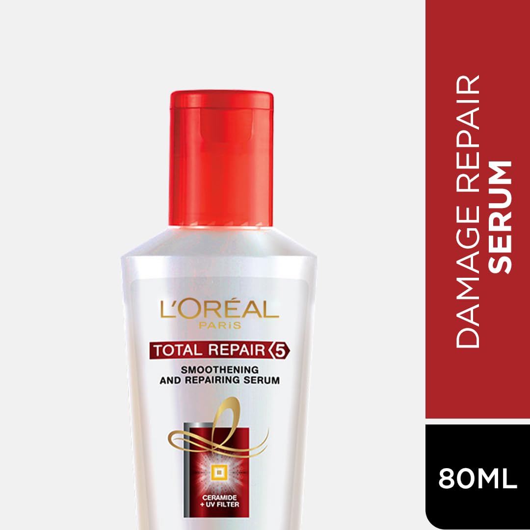 L'Oreal Paris Serum, For Damaged and Weak Hair, With Pro-Keratin + Ceramide, Total Repair 5, 80ml – view 7
