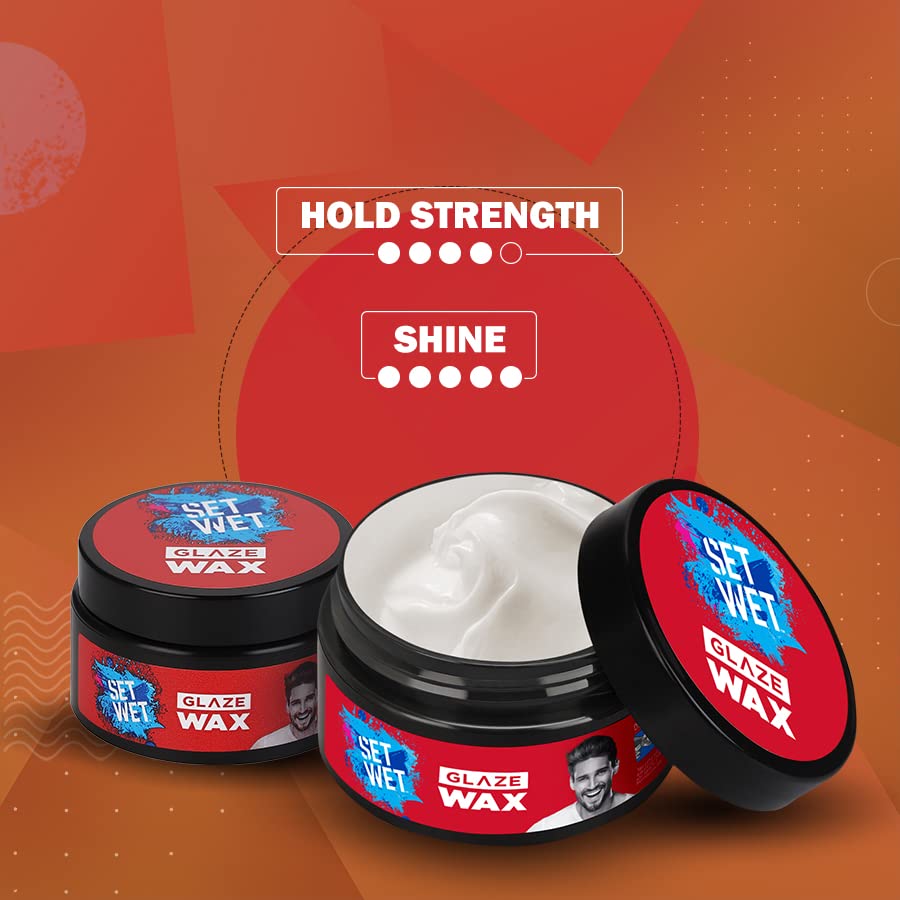 Set Wet Hair Wax For Men - Glaze Wax, 60g – view 2