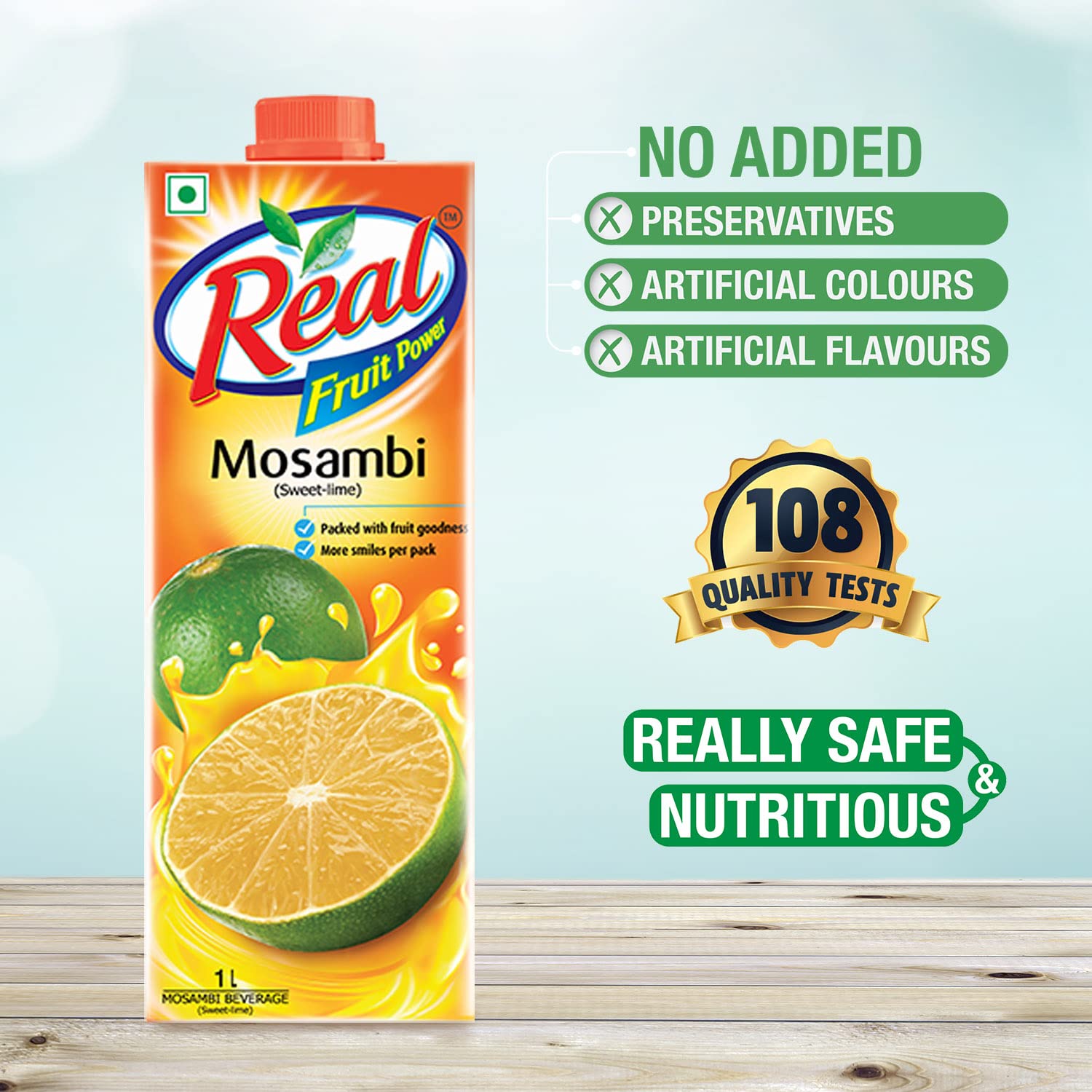 DABUR Real Fruit Power Mosambi Juice -1L – view 3