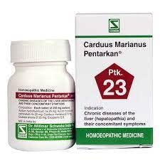 Carduus Marianus Pentarkan Tab bottles for adult digestive health use