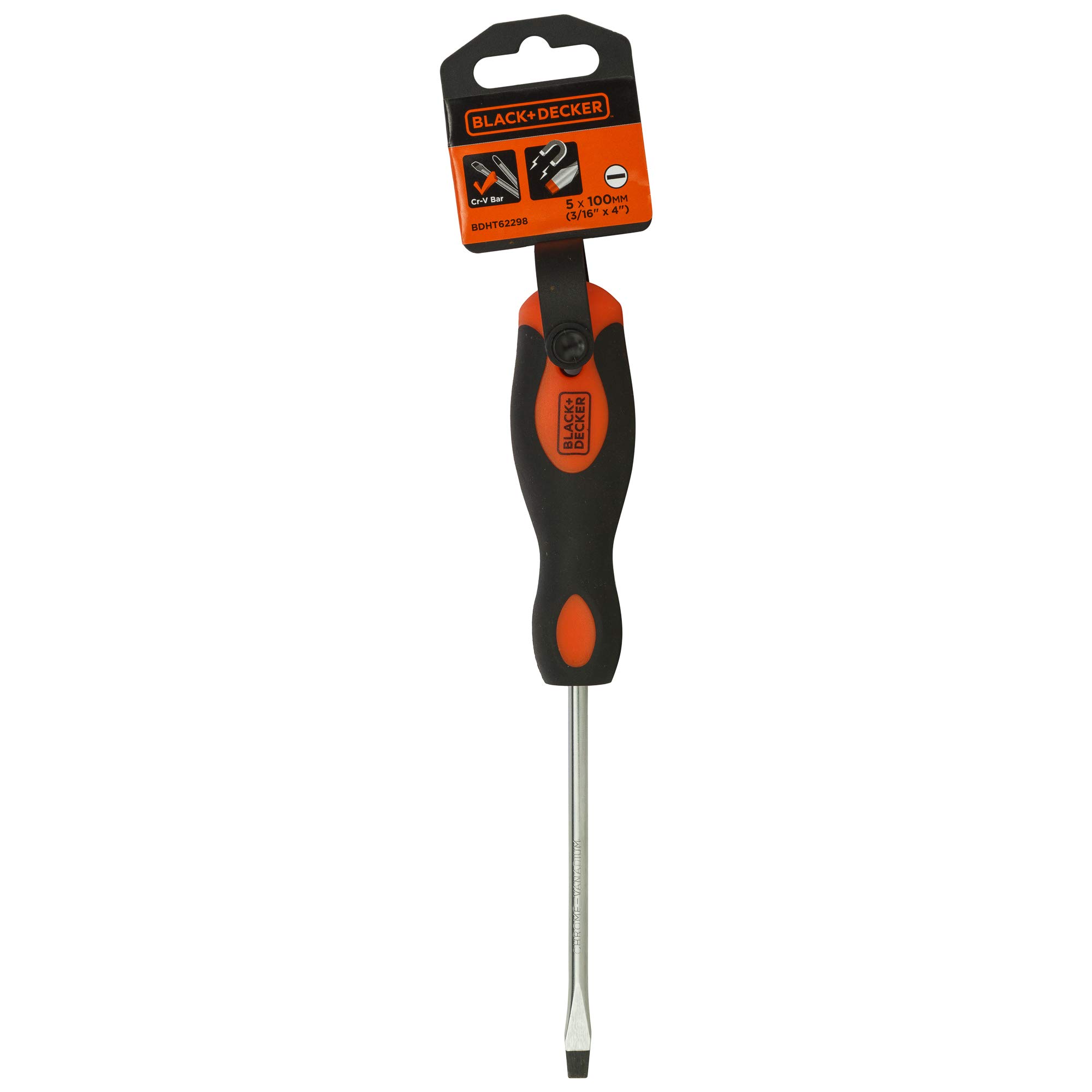 BLACK+DECKER BDHT62298 Steel Screwdriver Standard-5x100mm (Orange) – view 6