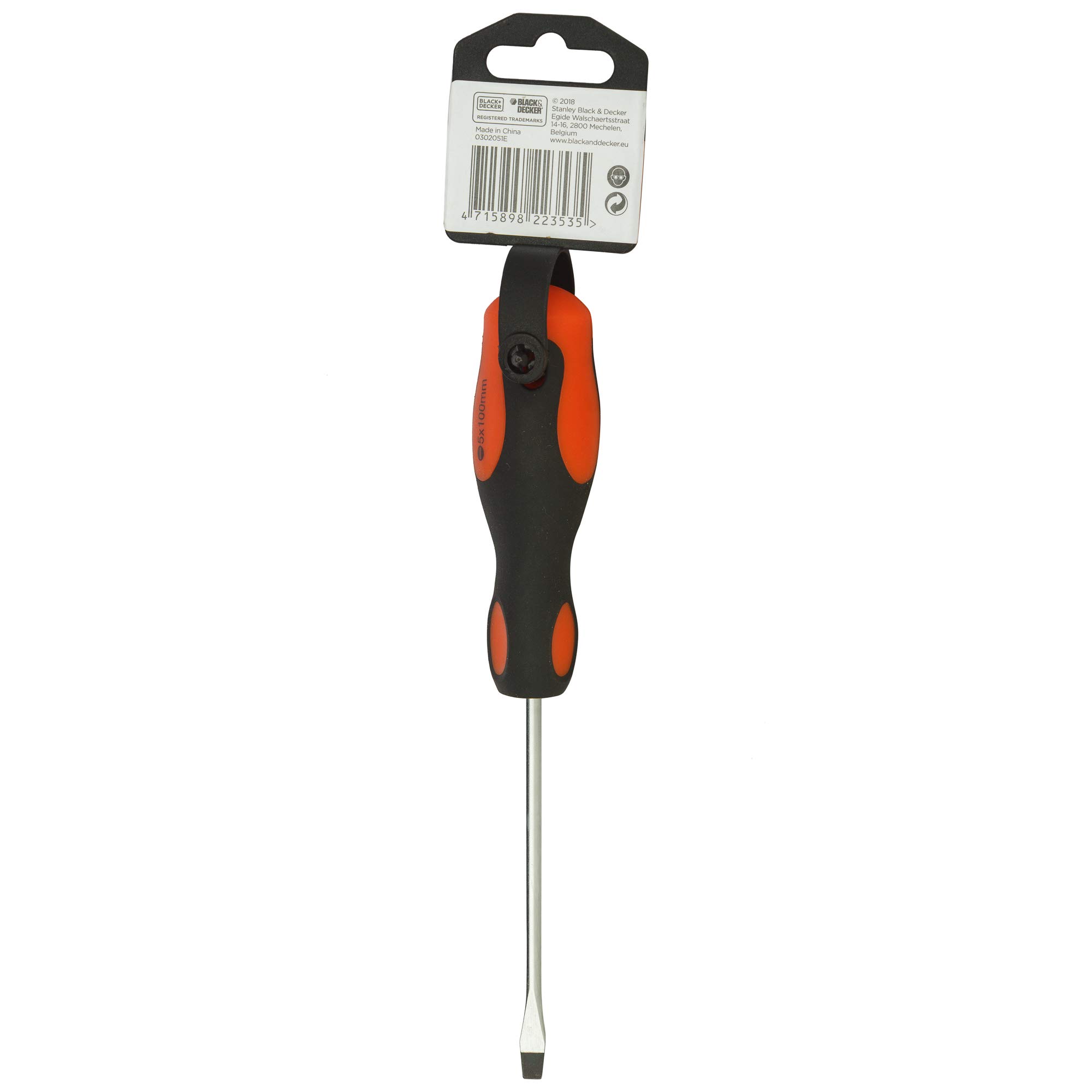 BLACK+DECKER BDHT62298 Steel Screwdriver Standard-5x100mm (Orange) – view 7