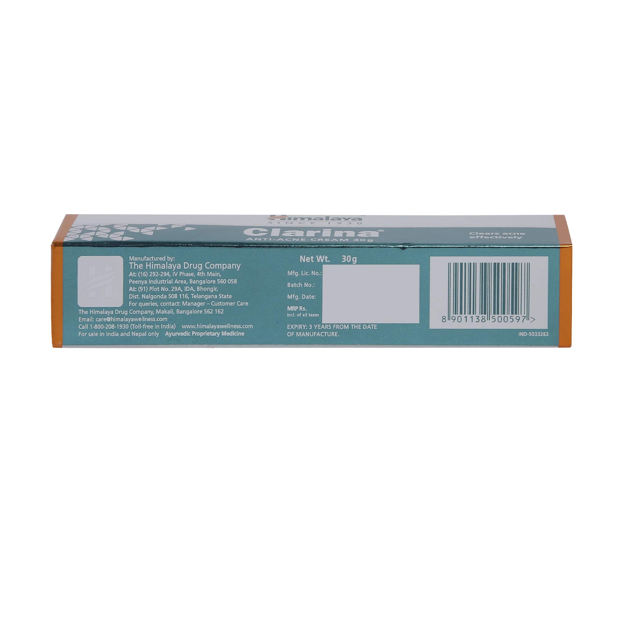 Clarina Anti Acne Cream - 60 g (Pack of 3) – view 2