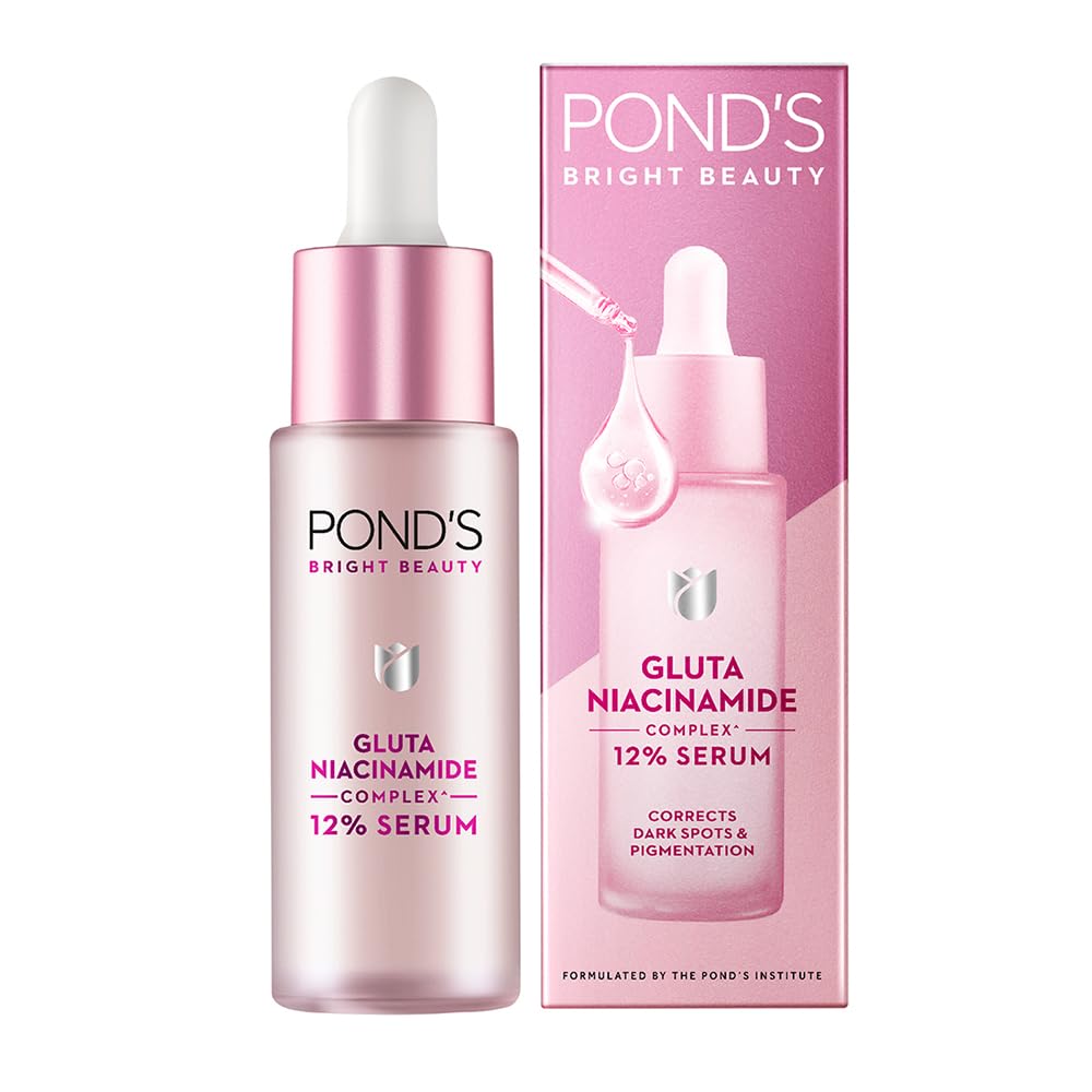 POND'S brightening face serum bottle for glow and dark spots