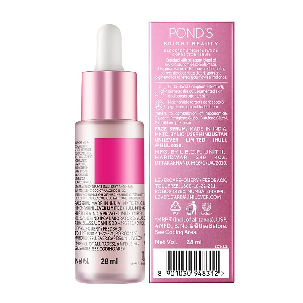 Pond's Bright Beauty Anti-Pigmentation Serum for Flawless Radiance with 12% Gluta-Niacinamide Complex – view 2