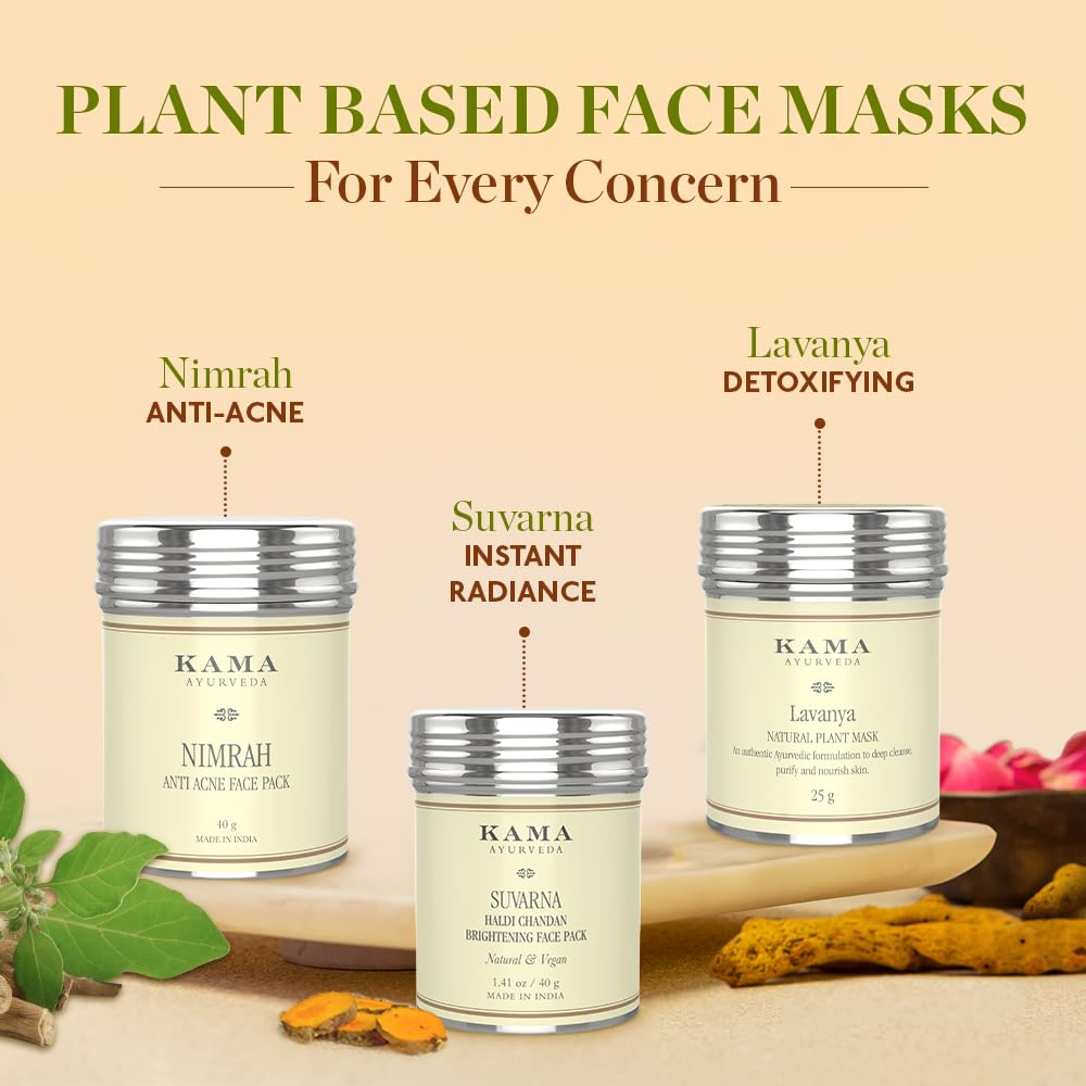 Kama Ayurveda Nimrah Anti Acne Face Pack with Sandalwood and Liquorice, 40G – view 7