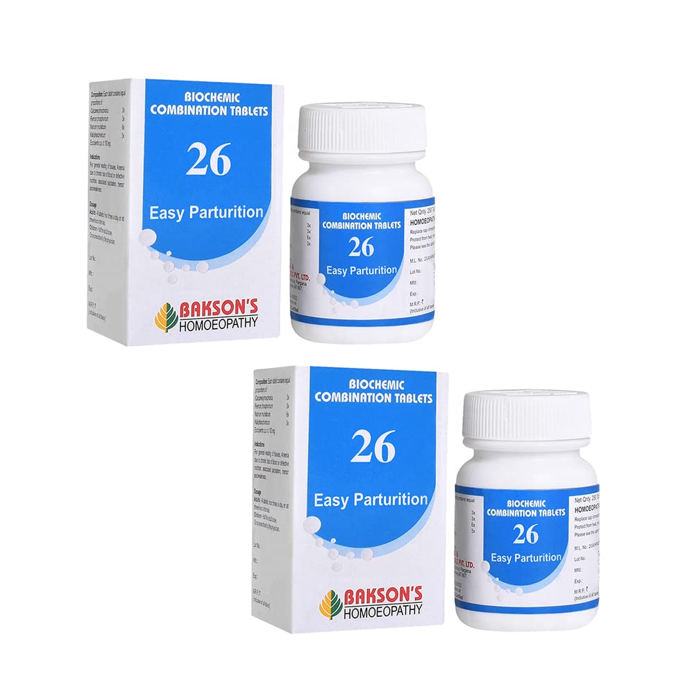 Bakson's Easy Parturition #26 tablets pack of two