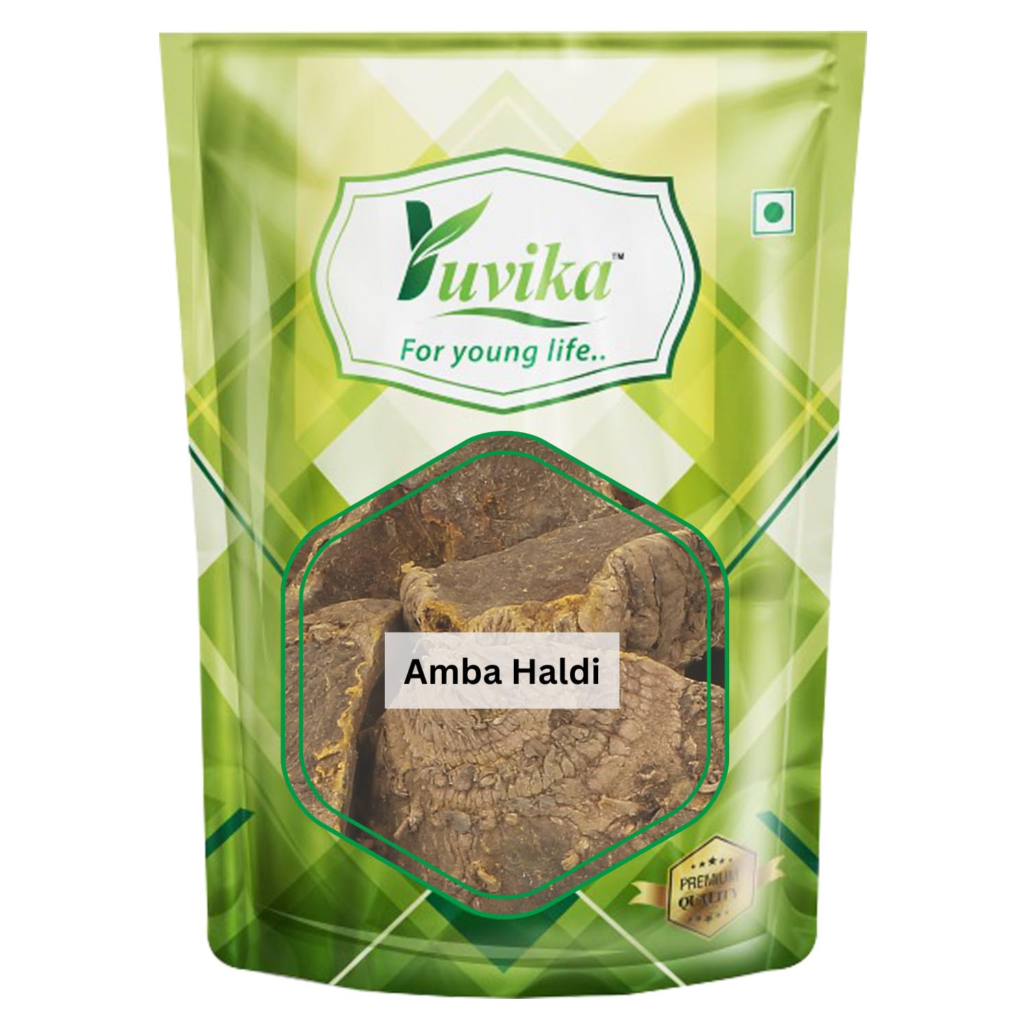 Raw Curcuma aromatica wild turmeric 100 gram Yuvika pouch