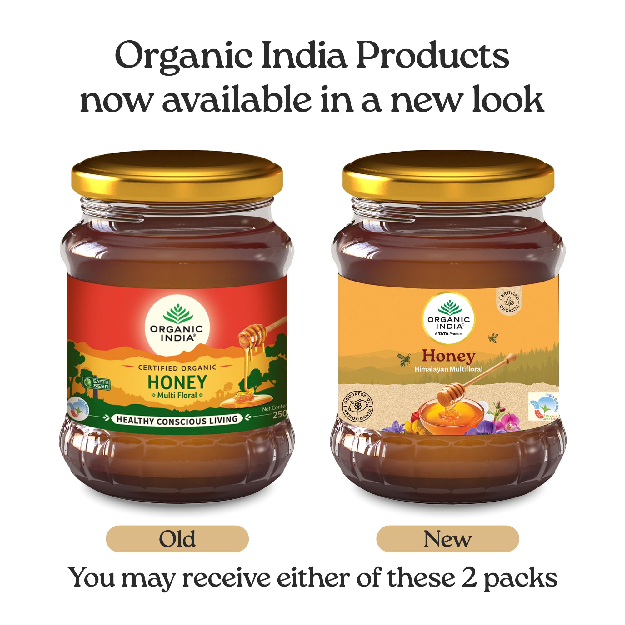 A TATA Product - ORGANIC INDIA Himalayan Multi Floral Honey 250g, Raw & Unprocessed, Natural & Organic, Sourced From the Shivalik Range of the Himalayas, Rich in Nutrients, Antioxidants – view 2