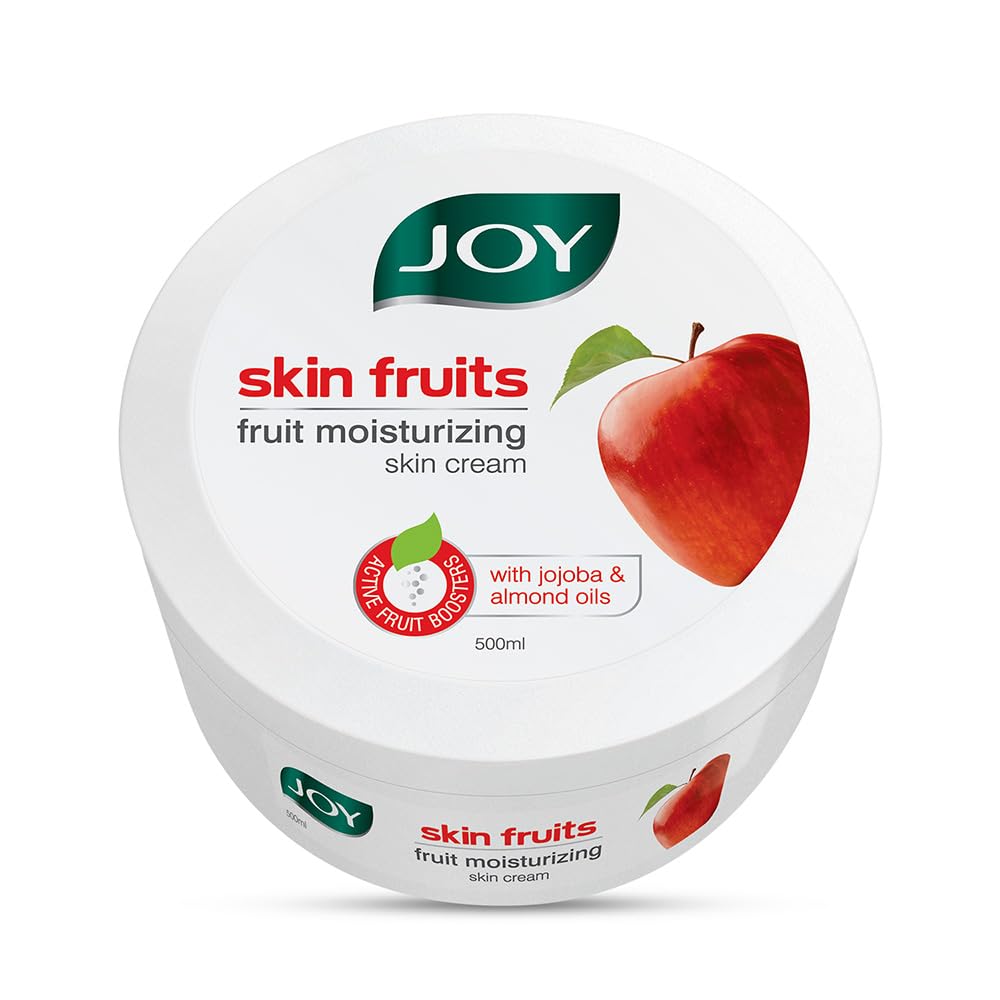 Joy Skin Fruits Moisturizing Skin Cream With Apple, Jojoba & Almond Oil (500ml) – view 9
