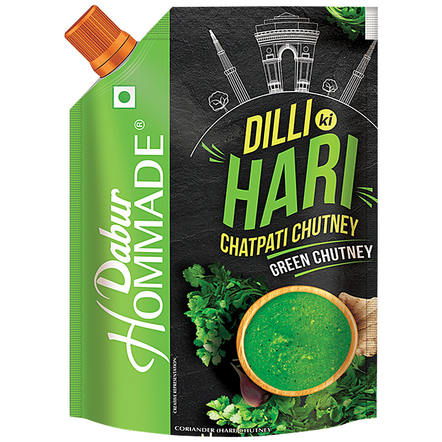 Dabur Hommade - Dilli Ki Hari Chatpati Chutney 200 g – view 2