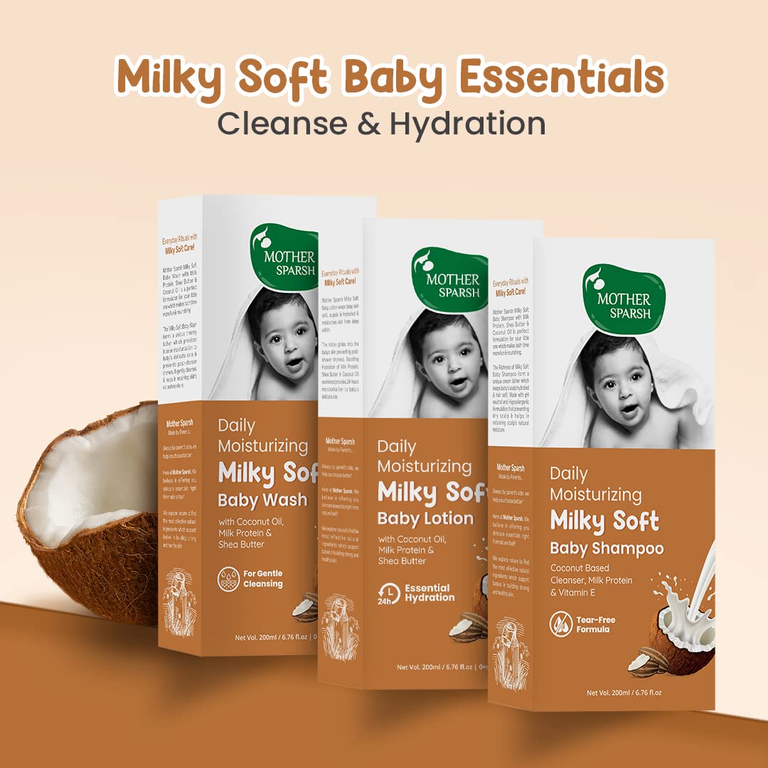Mother Sparsh Milky Soft Baby Shampoo - 200ml – view 5