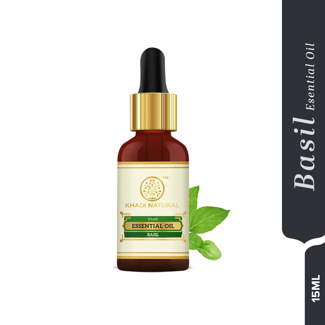 KHADI NATURAL Basil Oil, 15ml – view 2