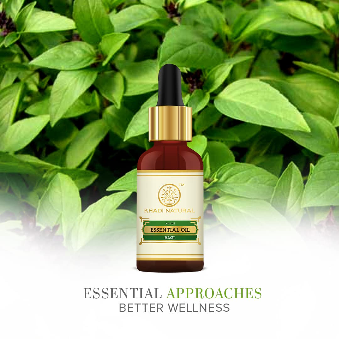 KHADI NATURAL Basil Oil, 15ml – view 5