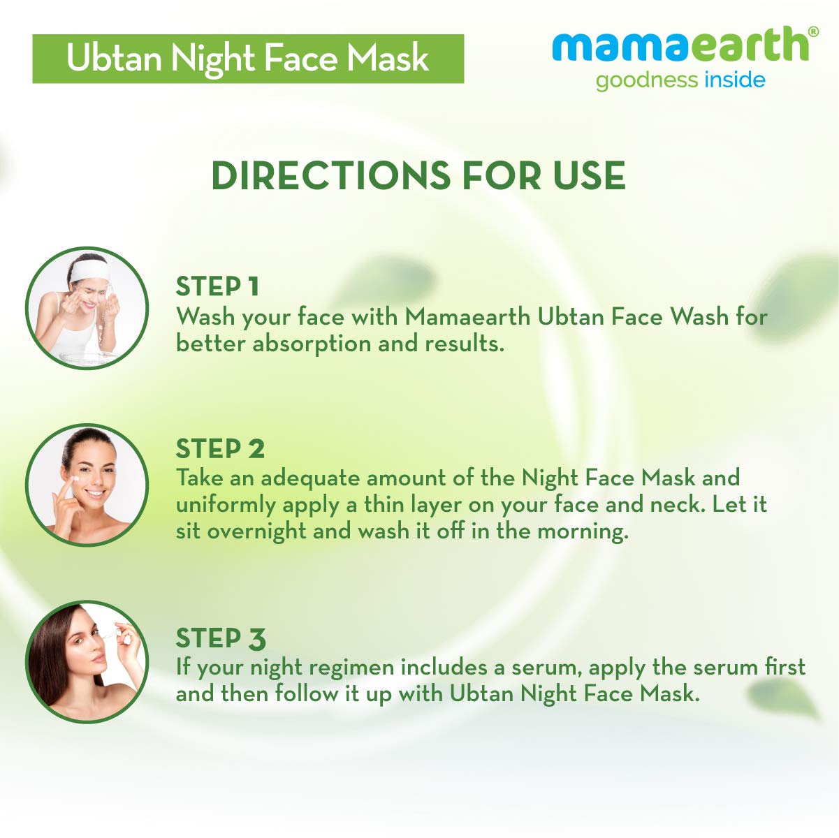 Mamaearth Ubtan Night Sleep Face Mask, Night Cream Gel with Turmeric & Niacinamide for Glowing Skin – view 7