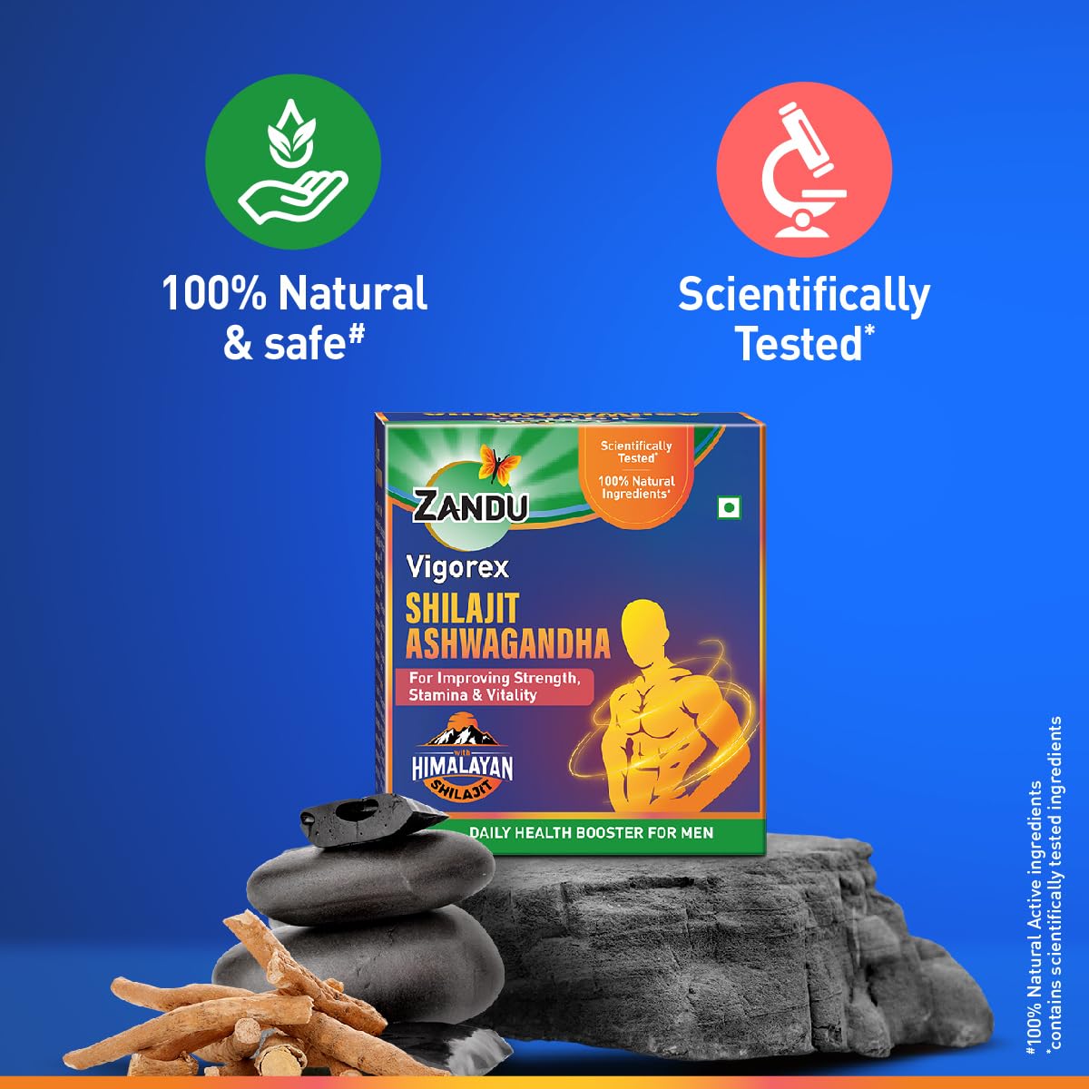 Zandu Vigorex Shilajit Ashwagandha Capsule – view 3