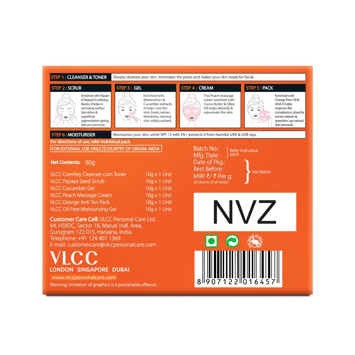 VLCC Anti-Blemish Facial Kit - 60g – view 8