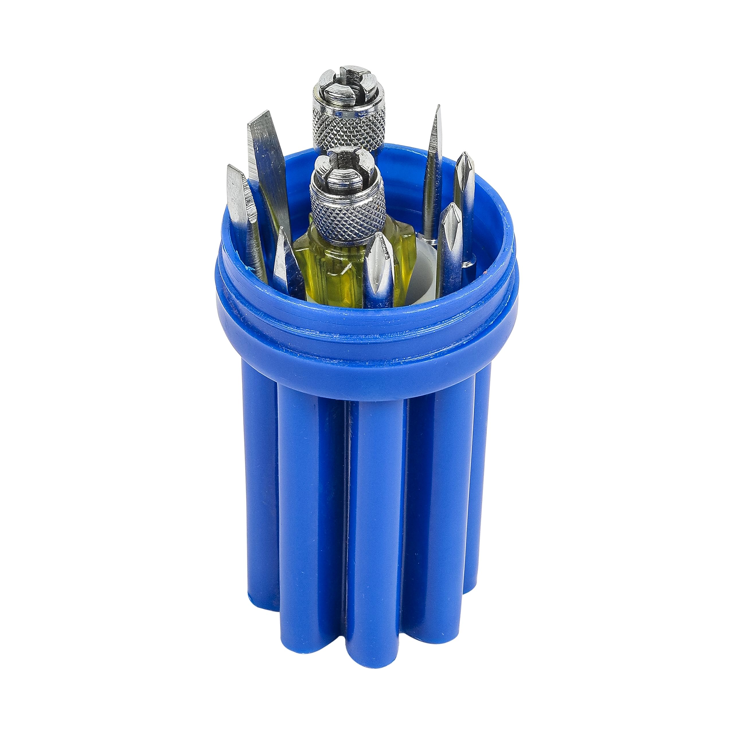SPARTAN BS-02 8-in-1 Pc Screw Driver Kit With 3 Flat Blades, 3 Phillips Head, 1 Round Poker Bar, Extension Rod – view 3