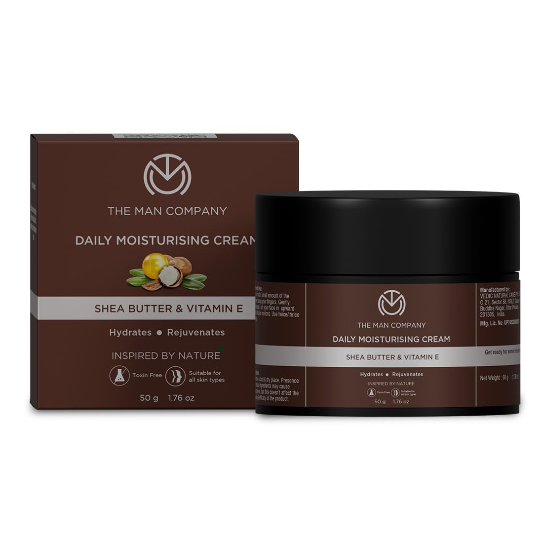 The Man Company shea butter face moisturizer cream 50 gm