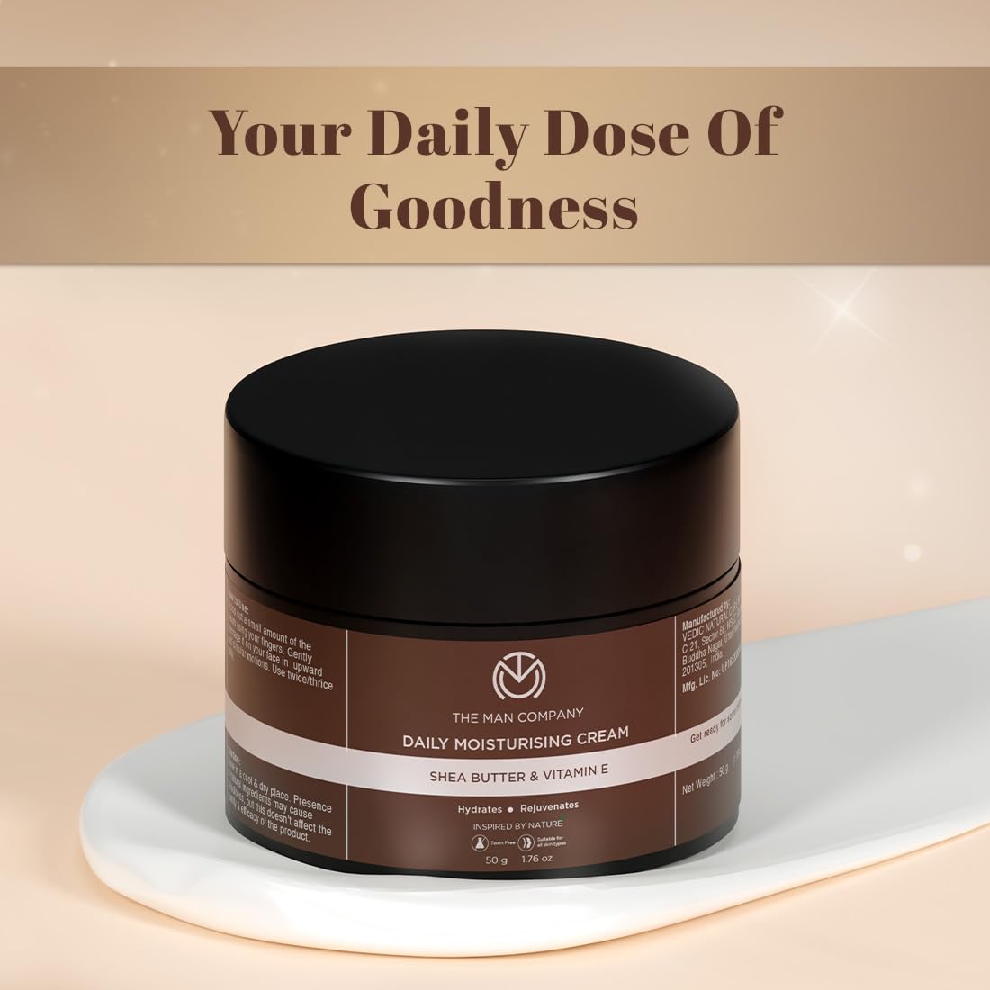 The Man Company Non-Sticky Daily Moisturizing Cream for Dry Skin – view 7