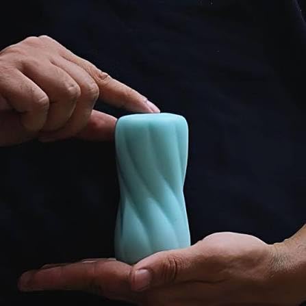 Silicon massage tool, twist design pain relief device, body massager for man, ultra soft & flexible medical -grade silicon tool,hand exercise for anxiety & muscle relaxation &physio tool – view 2