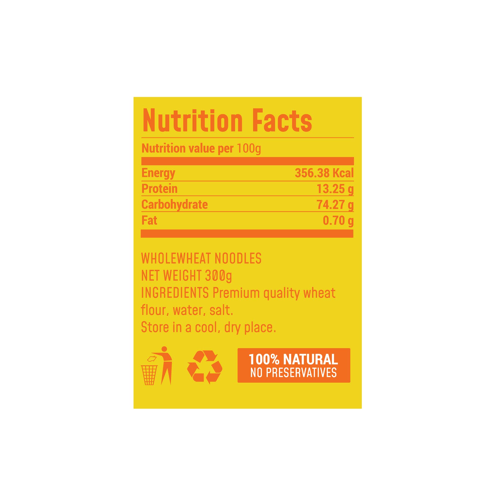 MasterChow Healthy Whole Wheat Noodles – view 3