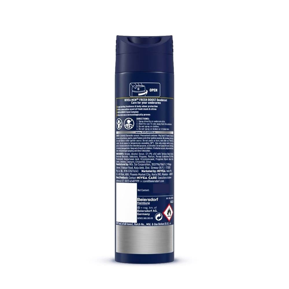 NIVEA MEN Fresh Boost Deodorant 200 ml – view 6