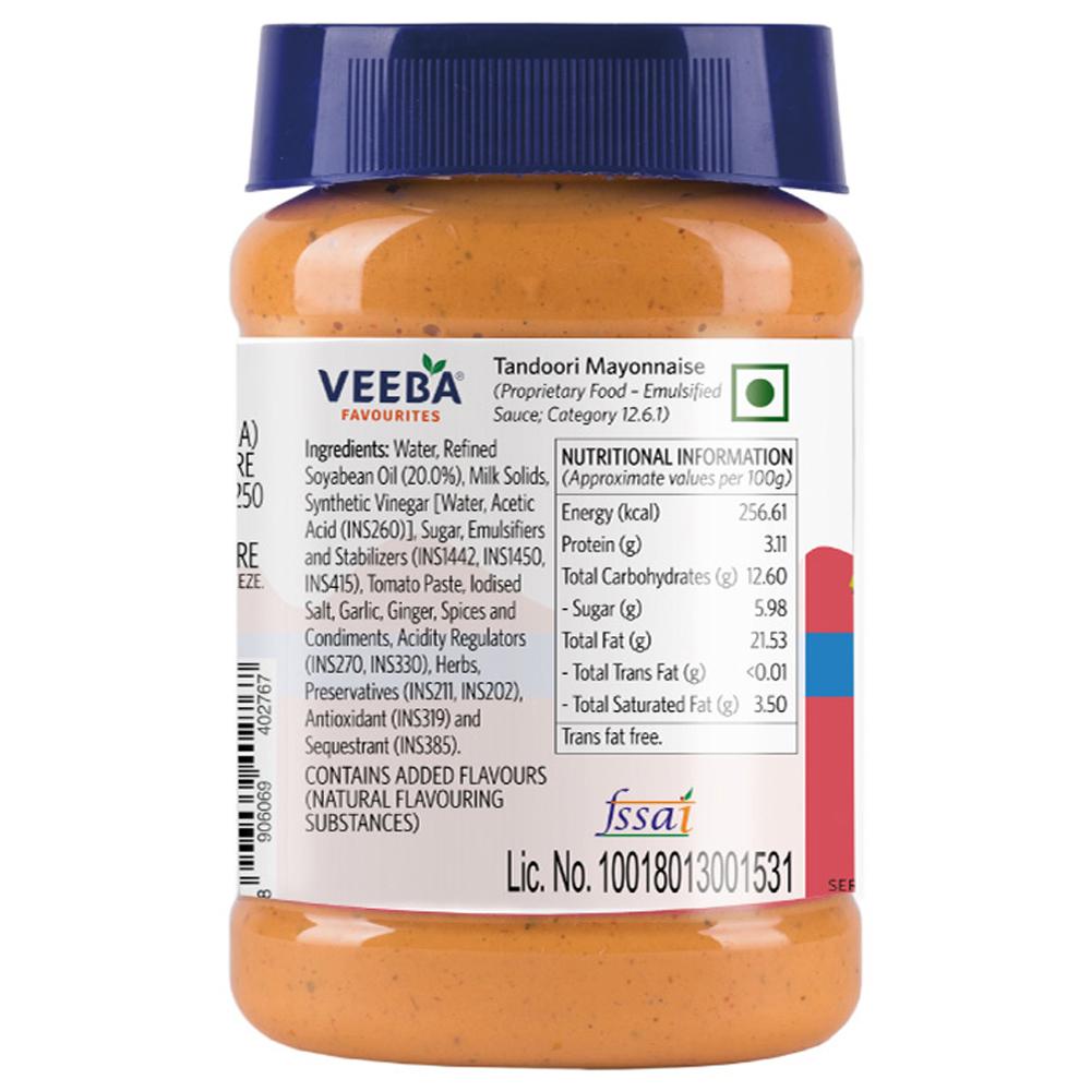 Veeba Tandoori Eggless Mayonnaise 250 G – view 2