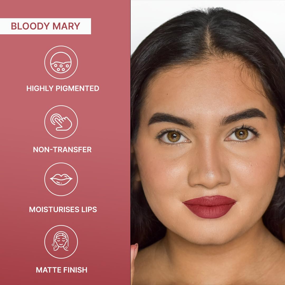 Love Earth Liquid Mousse Lipstick 2.O Matte Finish Combo Kit – view 4