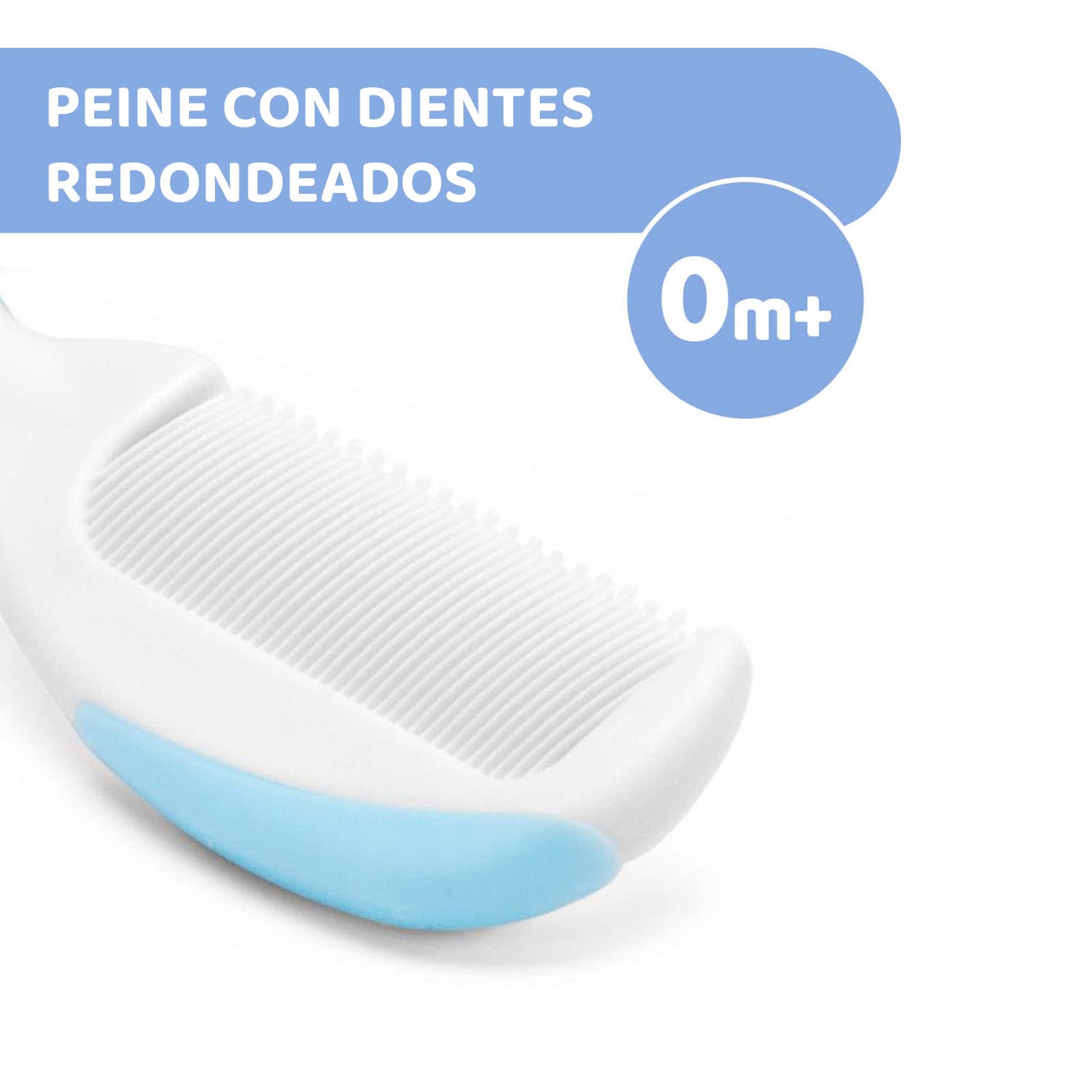 Chicco Brush And Comb- Light Blue, 2 Piece – view 4