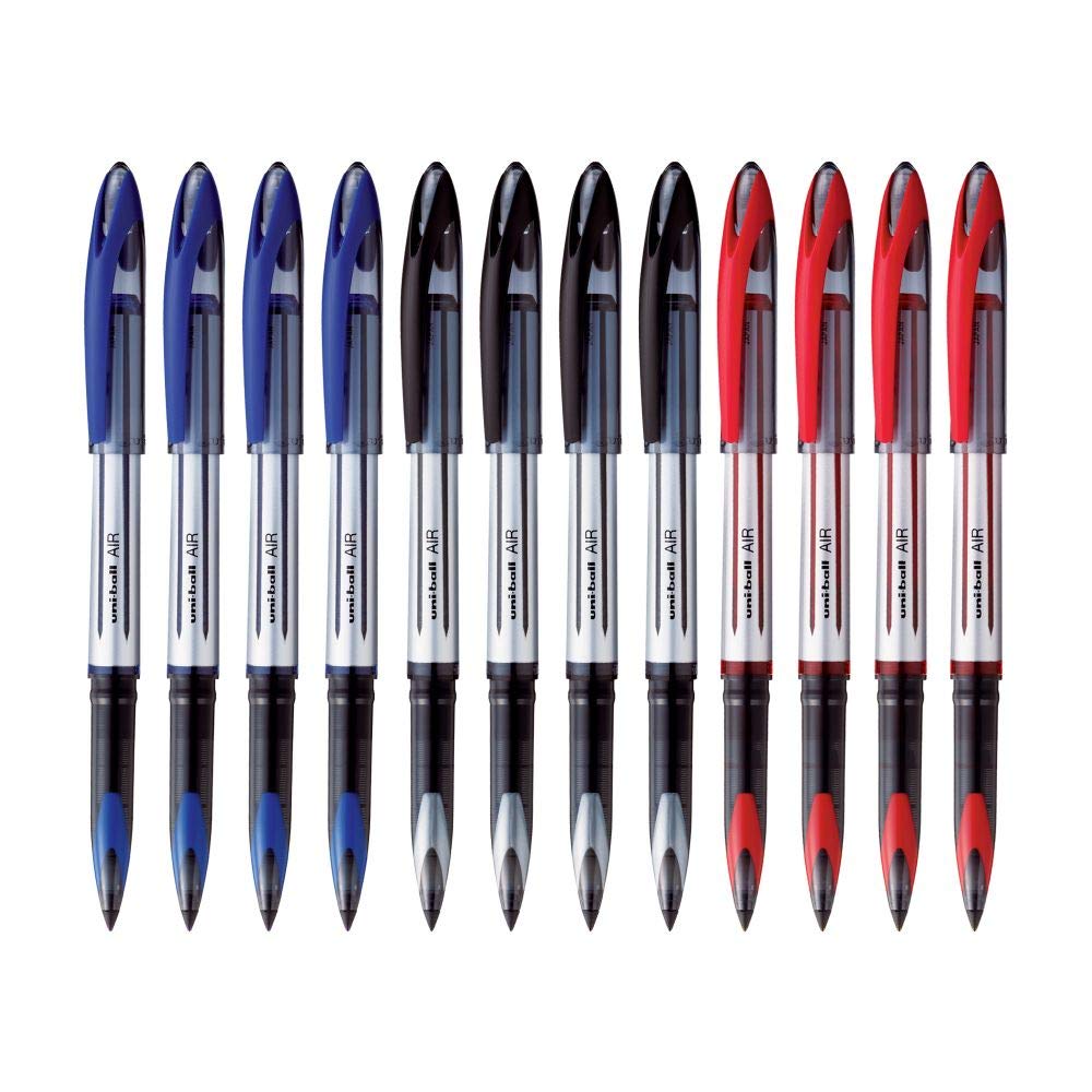 uni-ball Air 0.7mm roller ball pens in combo pack