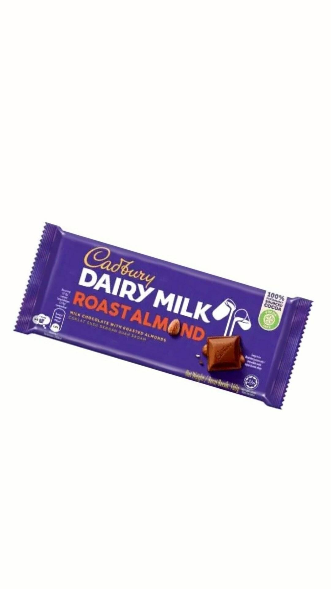 Cadbury Dairy Milk Roast Almond Bar Pouch, 165 G – view 3