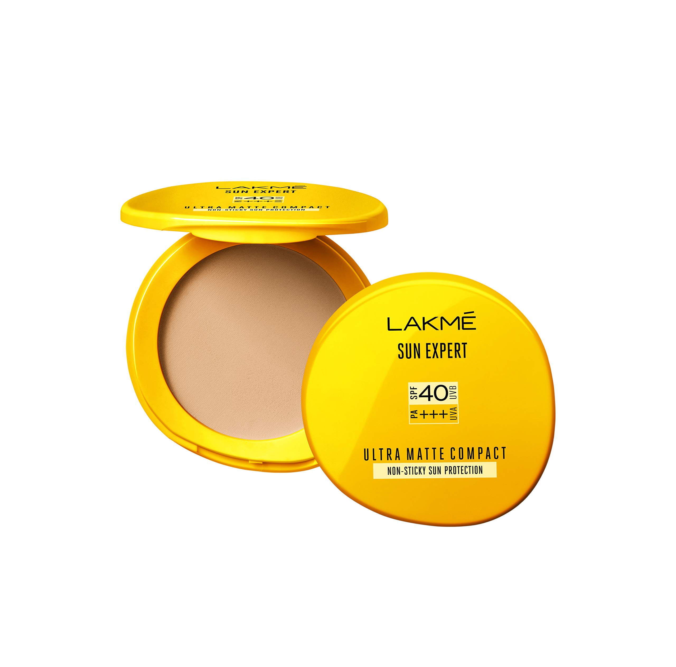 Lakmé Sun Expert Ultra Matte Compact SPF 40 brown pressed compact