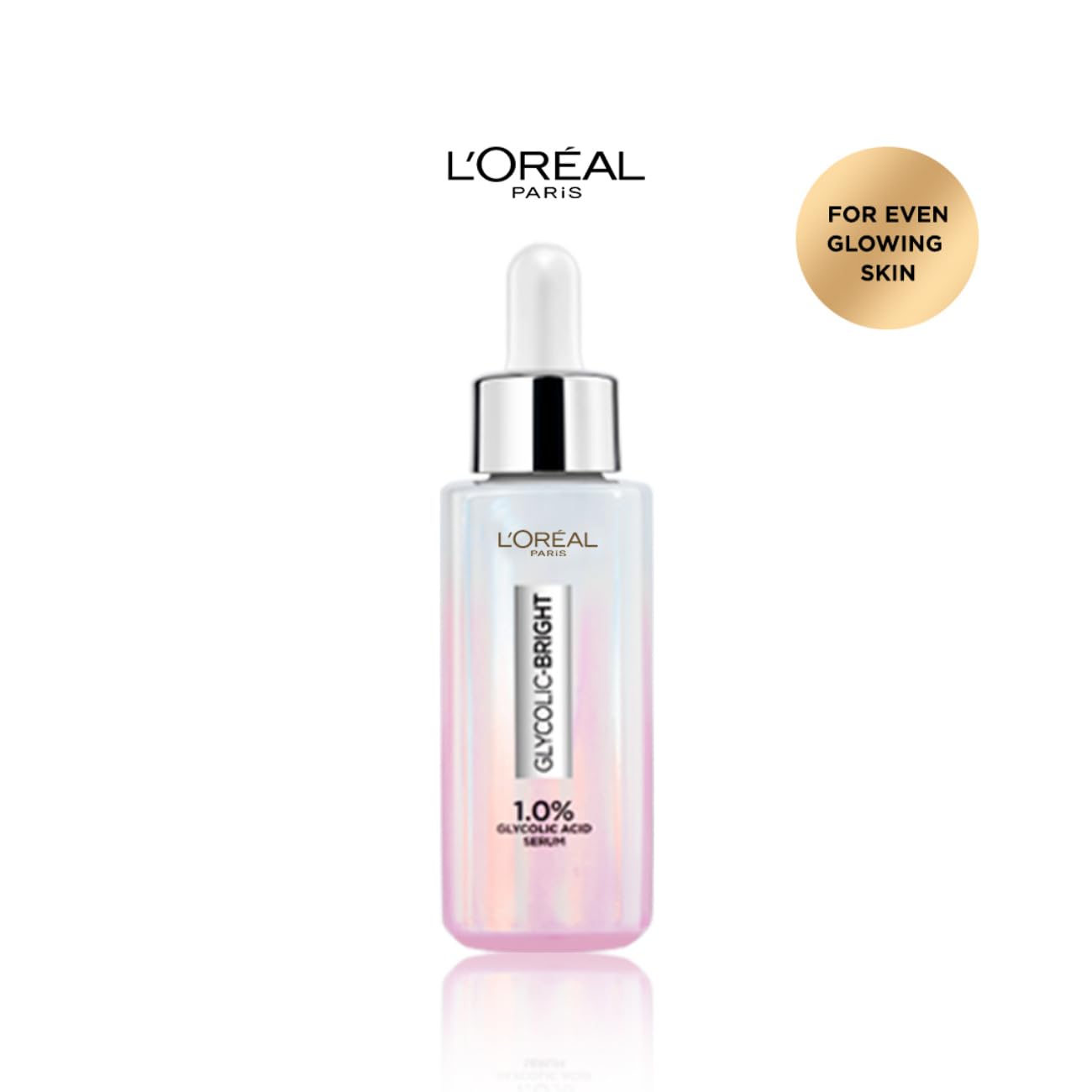 L'Oreal Paris Brightening Serum, 1% Glycolic Acid, 2% Niacinamide Serum, Visibly Minimizes Spots, Reveals Even Skin Tone, Glycolic Bright Skin, 15ml – view 8