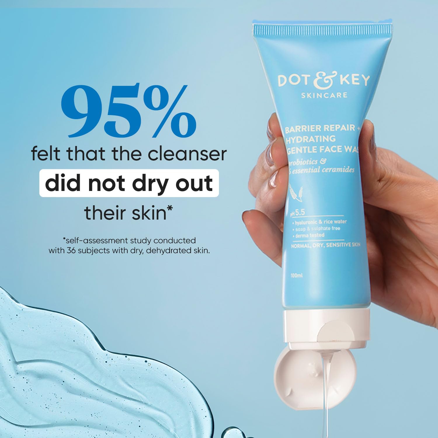 Dot & Key Barrier Repair Hydrating Gentle Face Wash Combo Pack of 2 200 ml – view 3