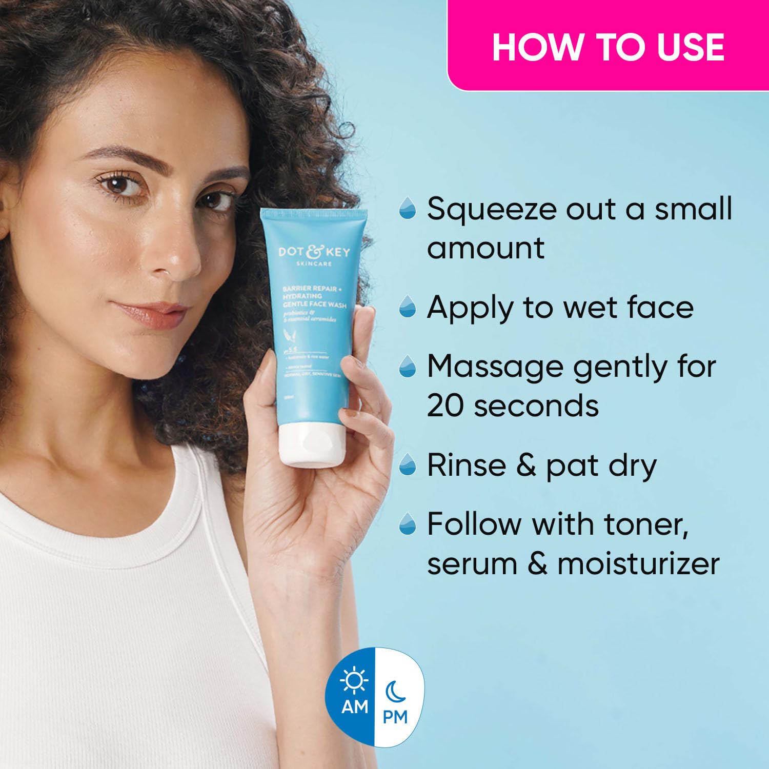 Dot & Key Barrier Repair Hydrating Gentle Face Wash Combo Pack of 2 200 ml – view 6
