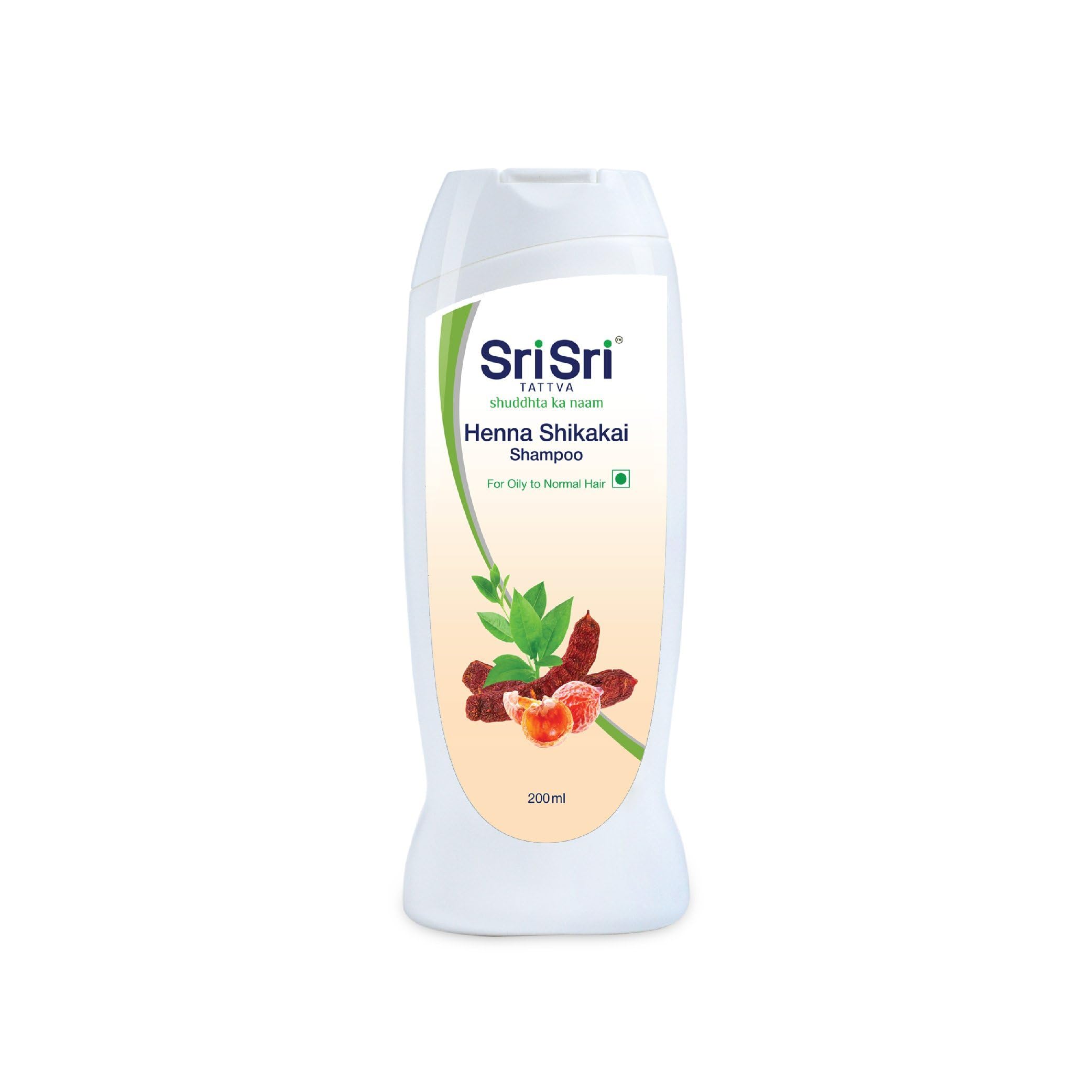 Sri Sri Tattva Henna Shikakai Shampoo, 200ml (Pack of 2) 