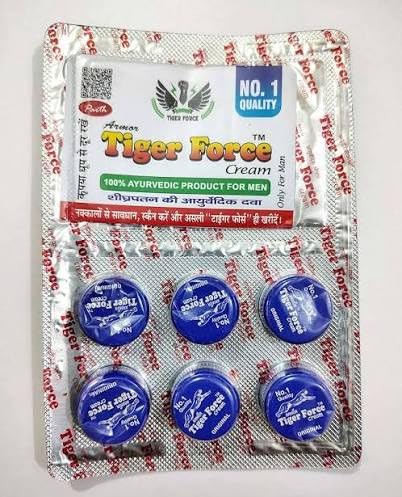 Tiger King Cream 2gm x 6 Pack | Ayurvedic Male Wellness Cream