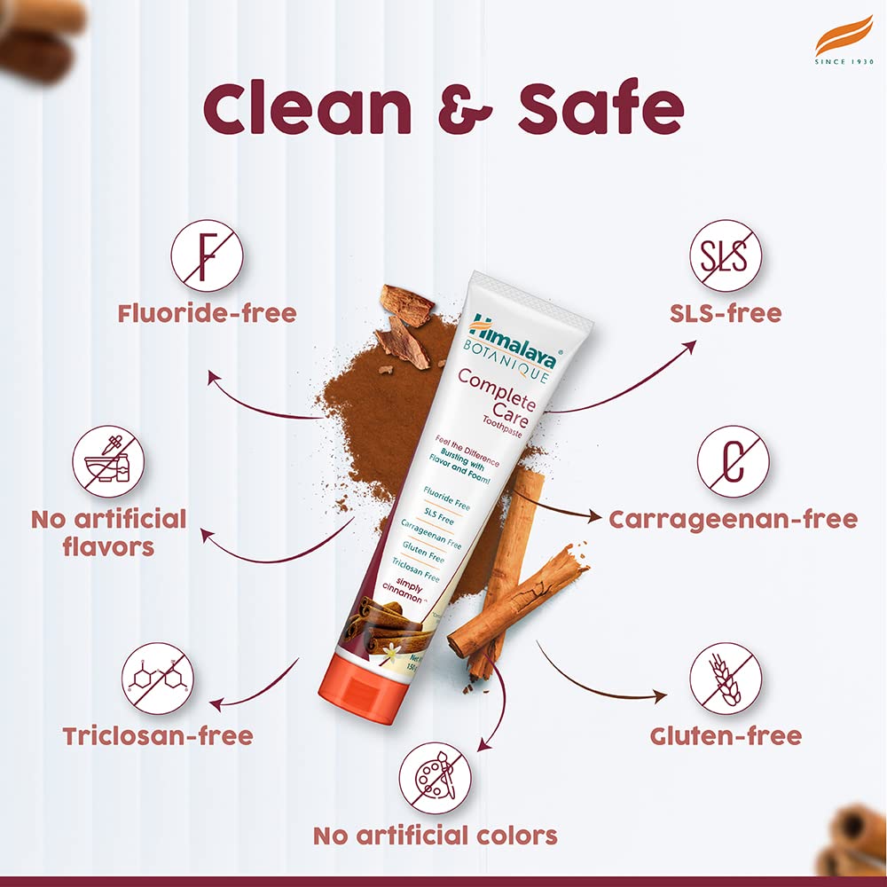 Himalaya Botanique Complete Care Toothpaste - Simply Cinnamon – view 2