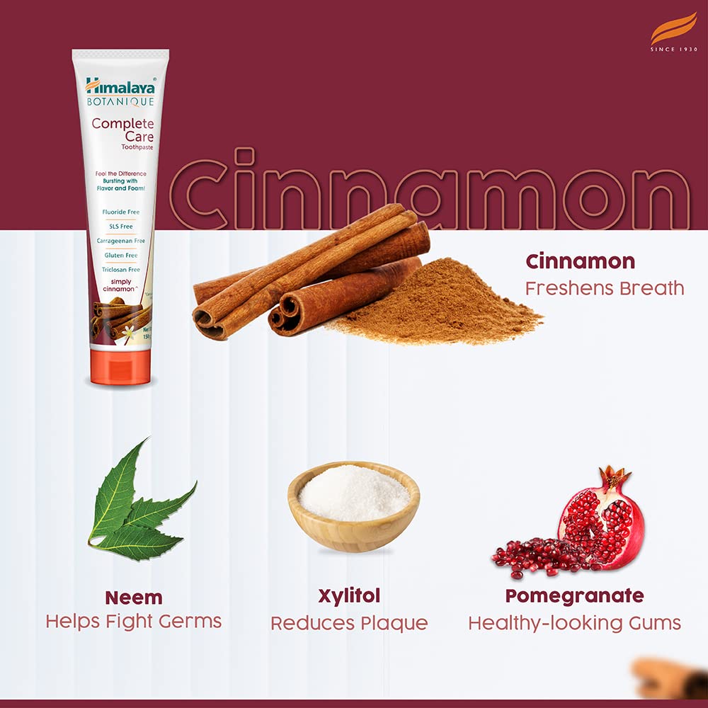 Himalaya Botanique Complete Care Toothpaste - Simply Cinnamon – view 5