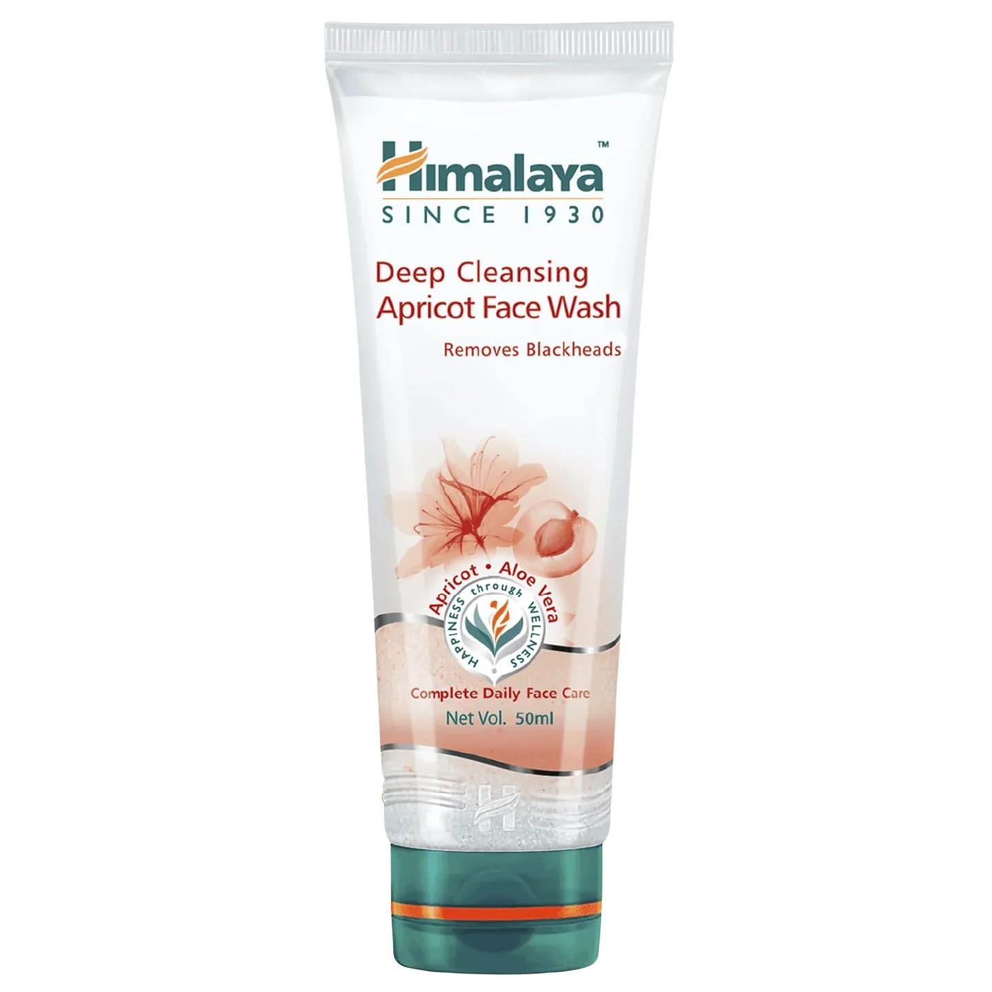 Himalaya Apricot Face Wash 50ml tube front pack shot