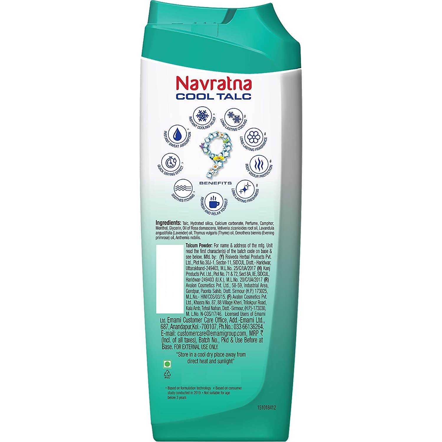 Navratna Cool Talc Active Deo – view 6